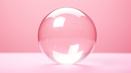 elegant pink background bubbleの素材