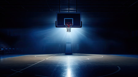 hoop blue basketball backgroundの素材