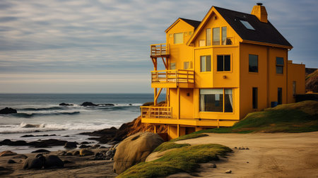 coast yellow houseの素材