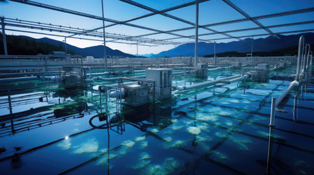 sustainability aquatic fish farmの素材