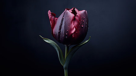tulip dark and moody floralの素材