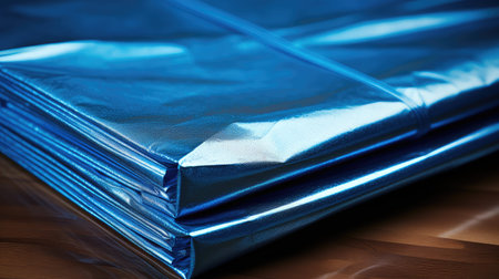 vibrant blue foil paperの素材