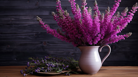 bouquet purple heatherの素材