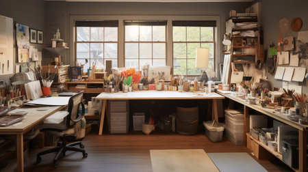 creative empty grey roomの素材