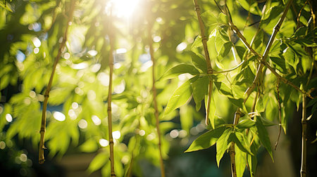 garden bamboo poleの素材
