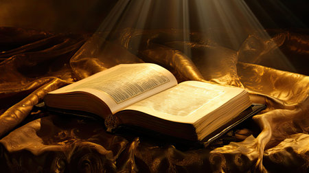 cushion golden bibleの素材