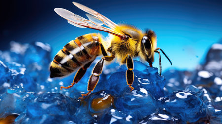 dynamism blue honeycombの素材