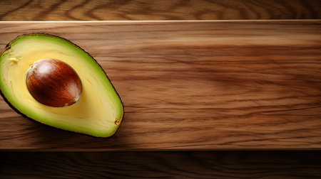 cutting half avocado backgroundの素材