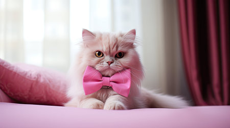 stylish pink catの素材