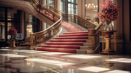 tranquility blurred stylish interiorの素材