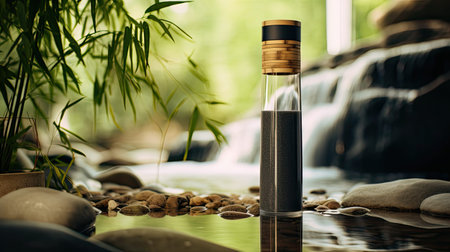 water bamboo charcoalの素材