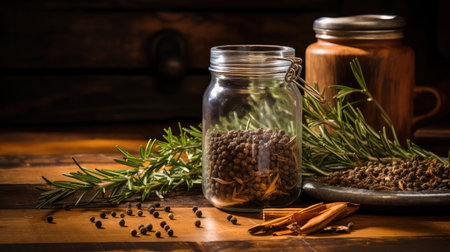 natural rosemary black pepperの素材