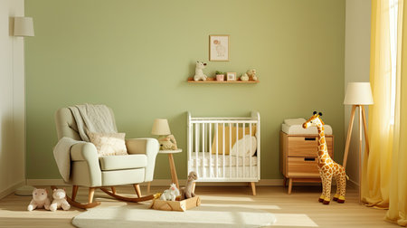 neutral pastel baby roomの素材