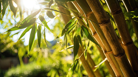 plant bamboo poleの素材