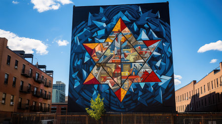 mural star of davidの素材