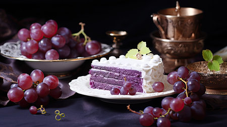 elegance sweet grape backgroundの素材