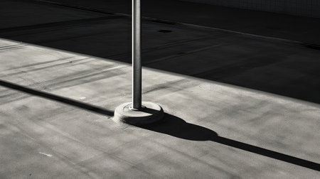 street silver poleの素材