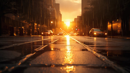 clouds rain sunの素材