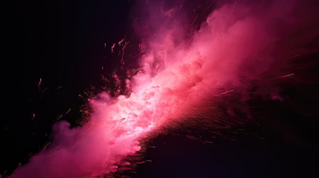 vibrant pink flameの素材