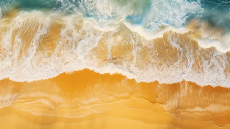 view yellow beachの素材