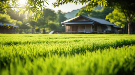 serene farm rice whiteの素材