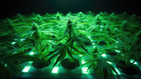 lights cannabis lightingの素材