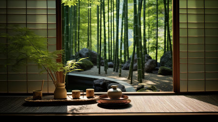 japanese zen bambooの素材