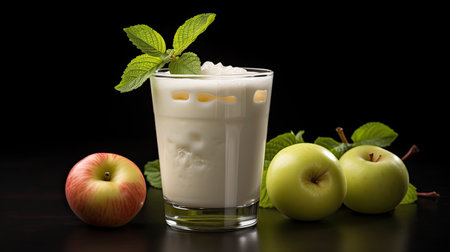 refreshing delicious apple fruitの素材