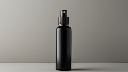 label black essential oil bottleの素材
