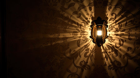 wall keyhole lightの素材