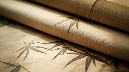 texture bamboo paperの素材