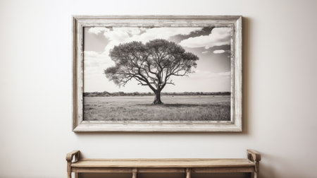 carvings picture frame brownの素材