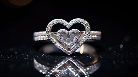 design silver heartの素材