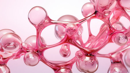 up pink moleculeの素材