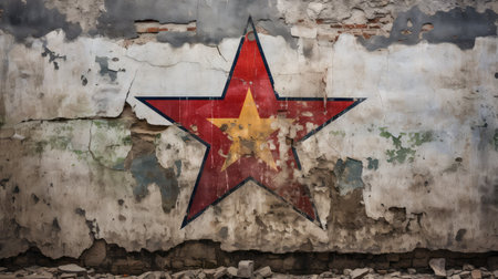 crumbling soviet starの素材