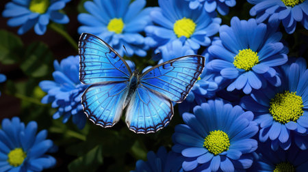 nature trifold blueの素材