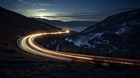 sky road night starsの素材