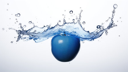 photograph blue appleの素材