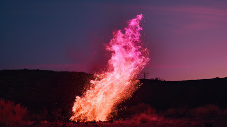 night pink flameの素材