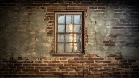 worn dark brickwallの素材