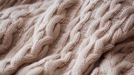 details cable knitの素材