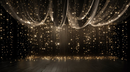 room silver lights backgroundの素材