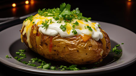 baked food potato vegetableの素材