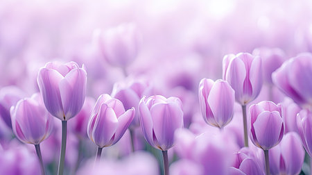 aesthetic purple tulip backgroundの素材