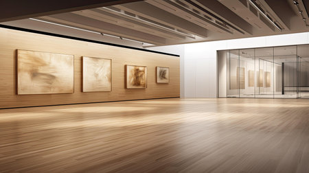 gallery blurred wooden interiorの素材