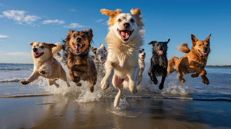 sky dog sunの素材