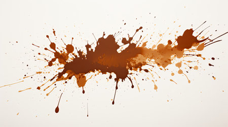 liquid brown splatterの素材