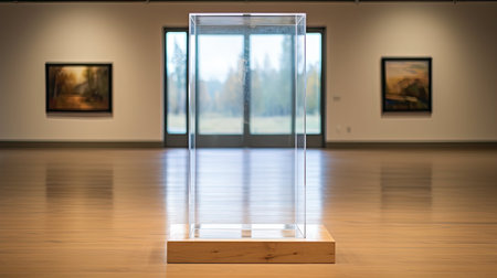 museum acrylic standの素材