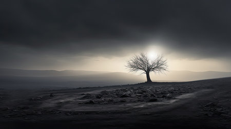 landscape grey spotlightの素材