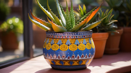 designs aloe vera potの素材